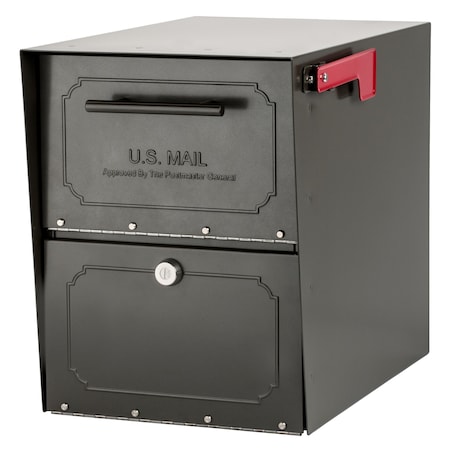 Architectural Mailboxes Mailbox, Graphite Bronze, Post Mount, Extra Large 6200Z-10